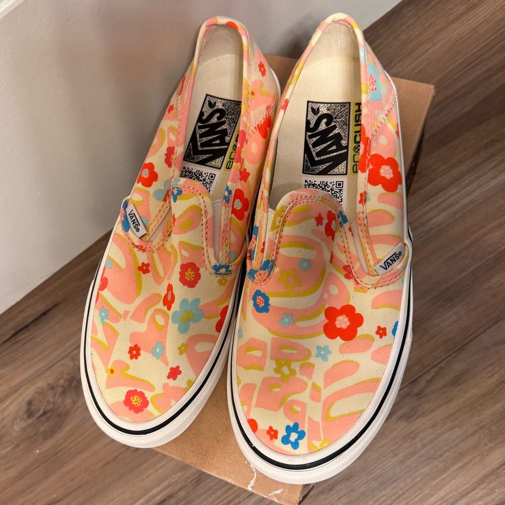 Vans Multicolor Floral Slip-On Sneakers